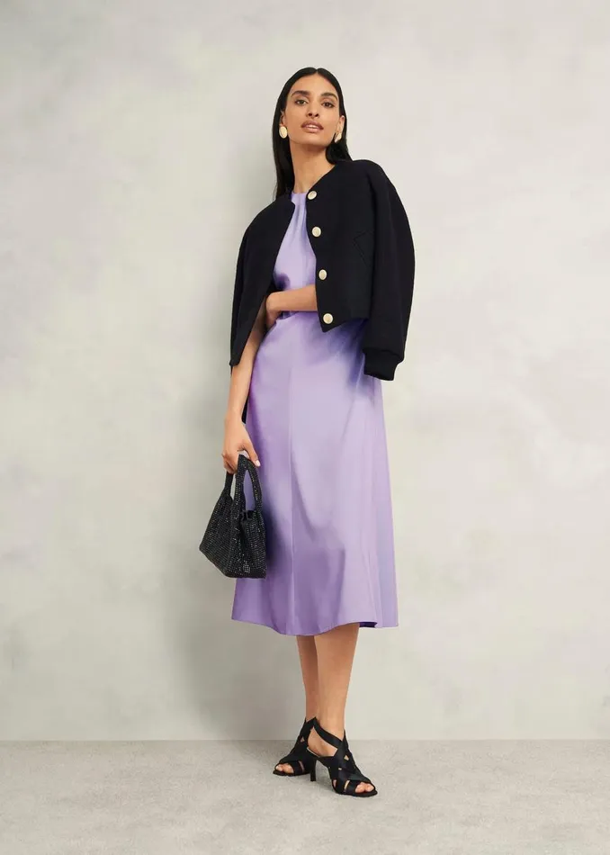 Dresses and Jumpsuits Women HOBBS Hillier Dress Dusted Purple