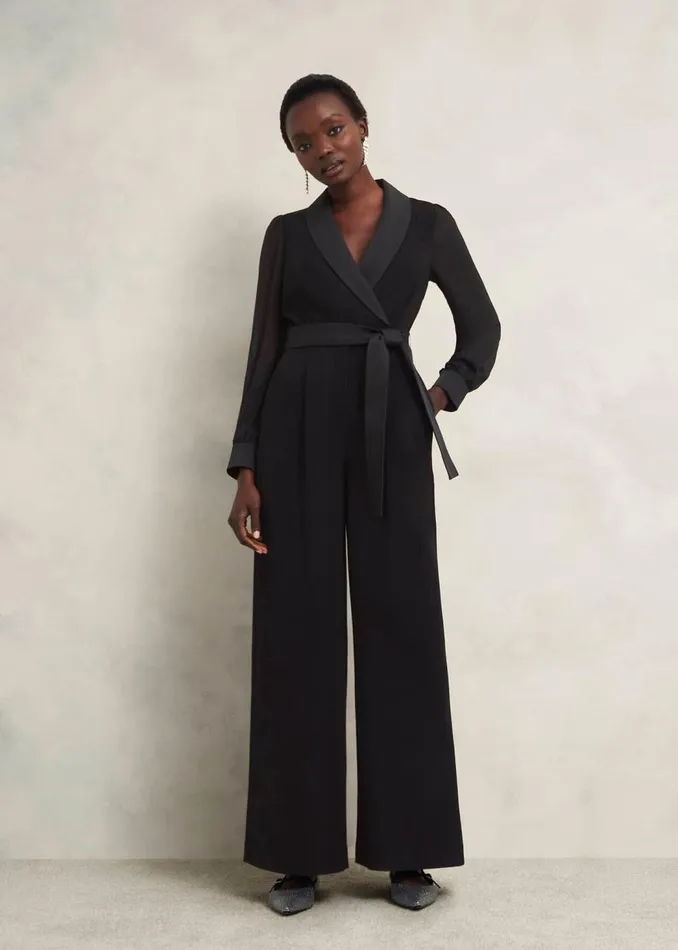 Dresses and Jumpsuits Women HOBBS Maia Sleeved Jumpsuit Hobbs Black