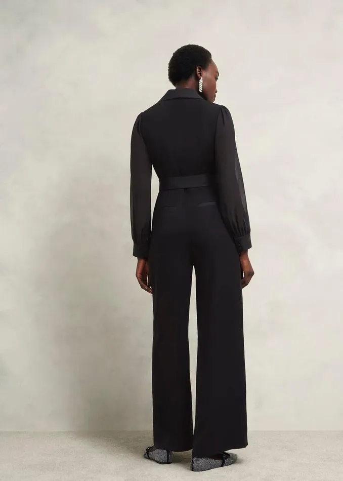 Dresses and Jumpsuits Women HOBBS Maia Sleeved Jumpsuit Hobbs Black