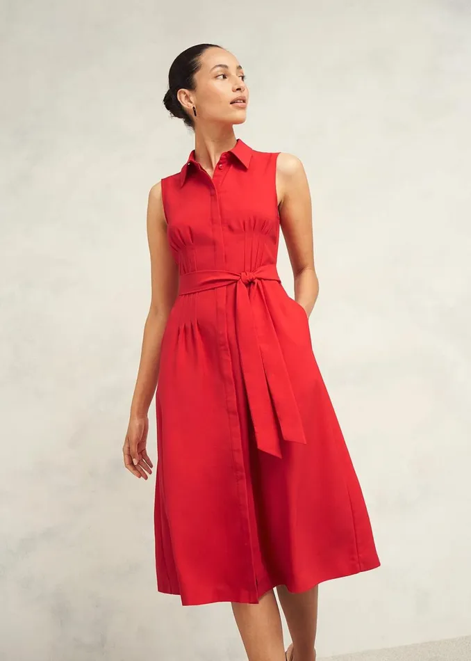 Dresses and Jumpsuits Women HOBBS Sandra Dress Begonia Red