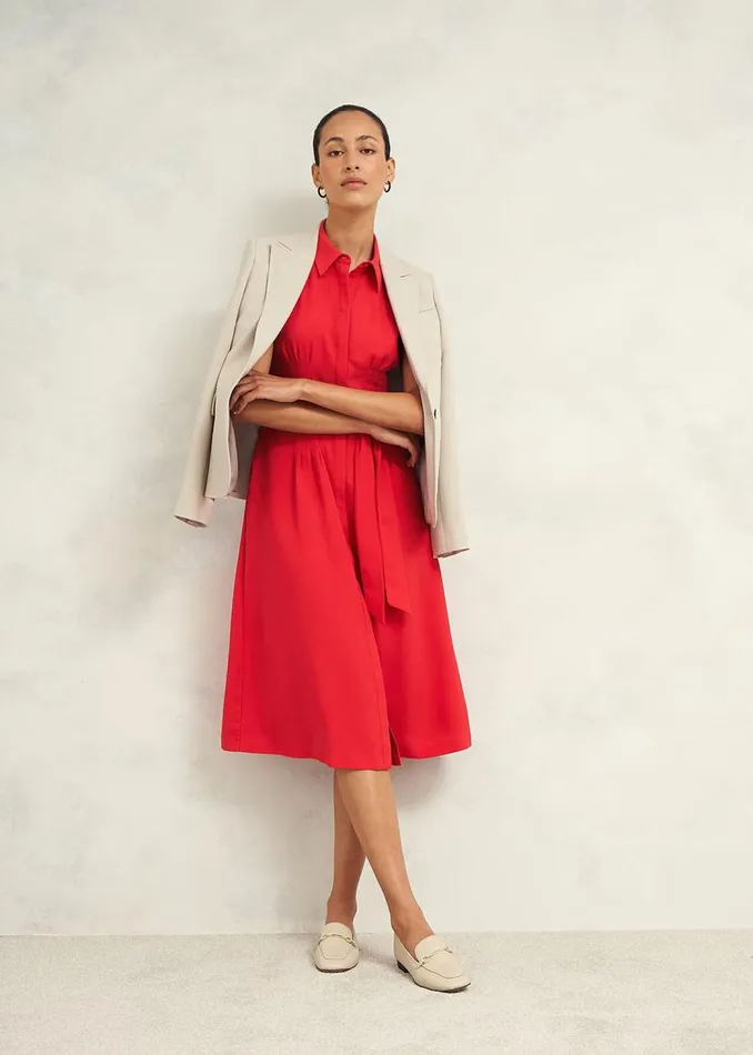 Dresses and Jumpsuits Women HOBBS Sandra Dress Begonia Red