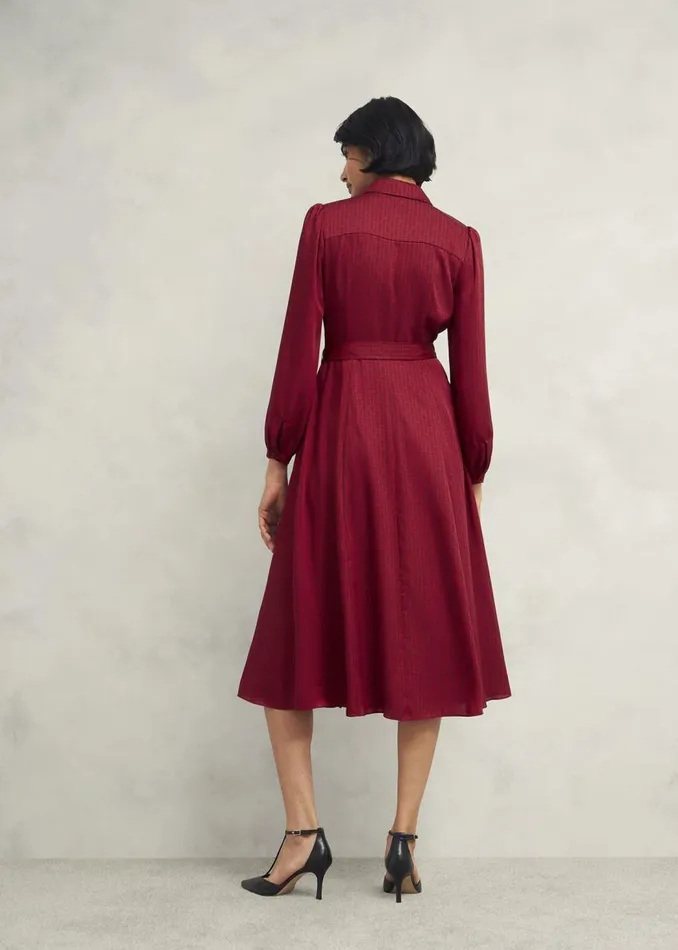 Dresses and Jumpsuits Women HOBBS Yvonne Shirt Dress Red Multi