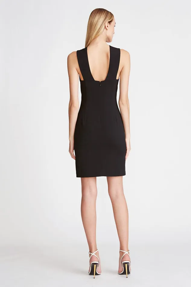 Dresses Women Halston Andie Stretch Crepe Dress Jet Black