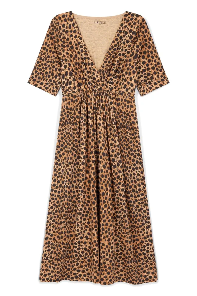 Dresses Women Leon and Harper Rala Fawn Dress Beige