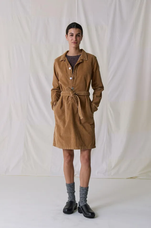 Dresses Women Leon and Harper Regna Plain Dress Brown
