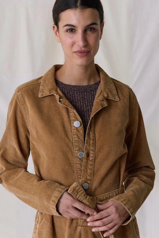 Dresses Women Leon and Harper Regna Plain Dress Brown