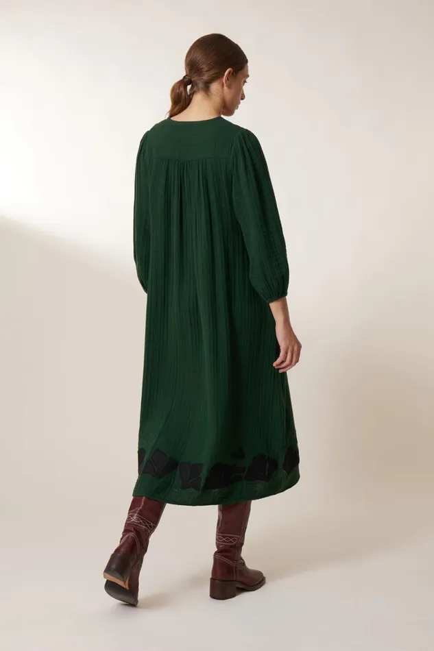 Dresses Women Leon and Harper Robe Romaine Beads Green