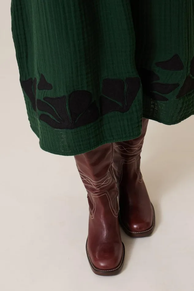 Dresses Women Leon and Harper Robe Romaine Beads Green