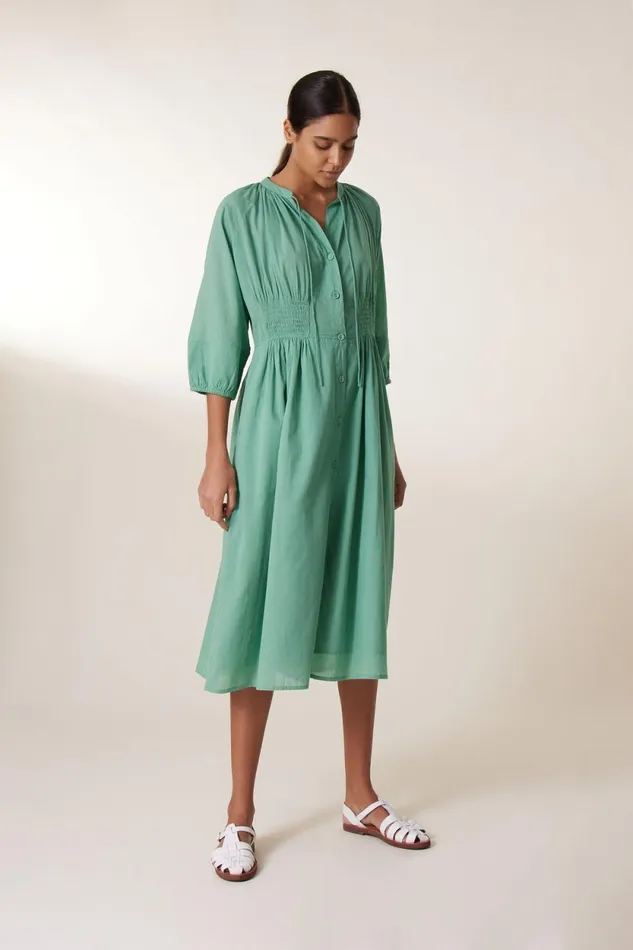 Dresses Women Leon and Harper Roudy Plain Dress Celadon