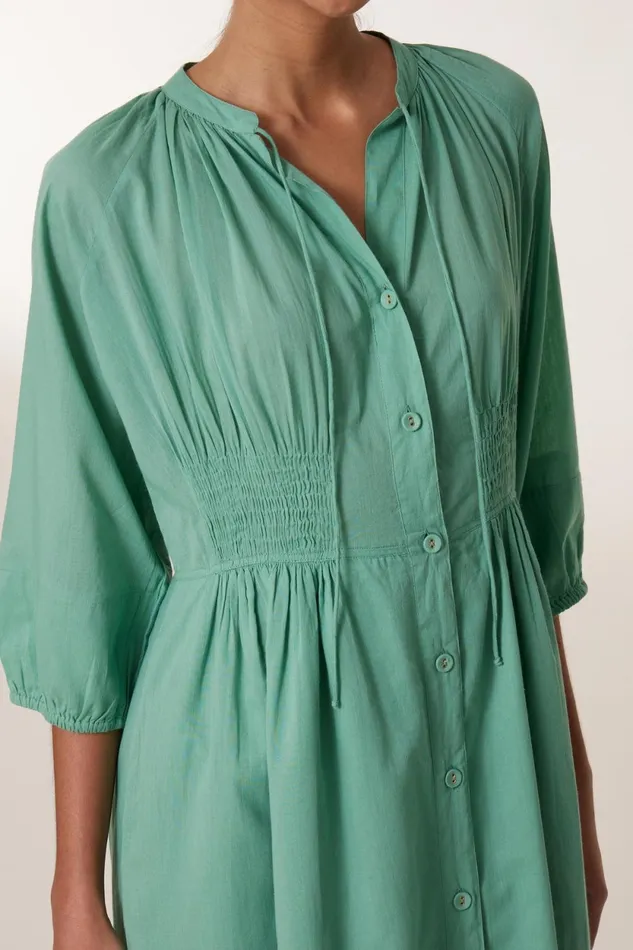 Dresses Women Leon and Harper Roudy Plain Dress Celadon