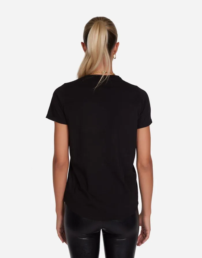 Edda Crystal Rainbow Evil Eye Black Women039s Lauren Moshi Short Sleeve