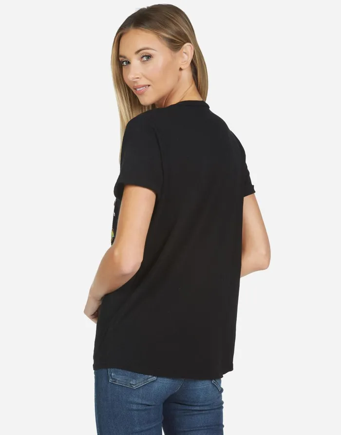 Edda X Guns N039 Roses Black Women039s Lauren Moshi Short Sleeve