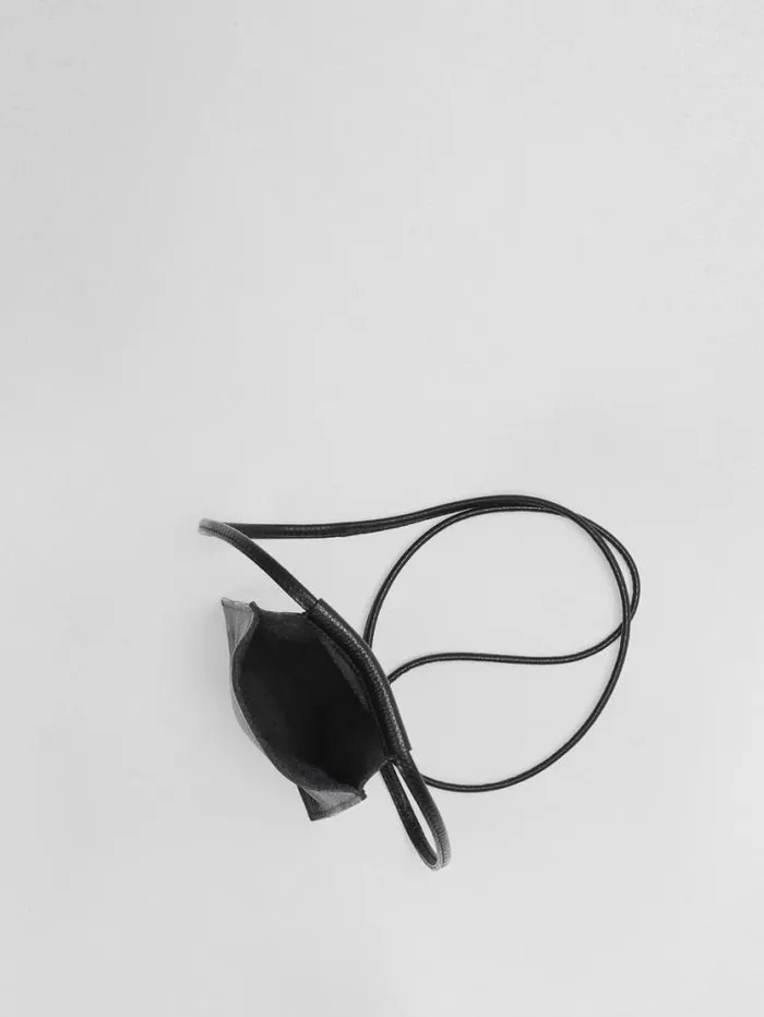 Eileen Fisher Accessories Textured Italian Leather Phone Pouch Black 8211 Shop