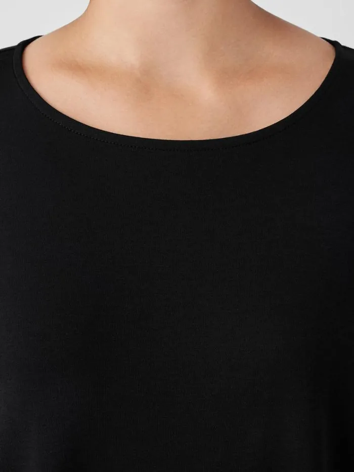 Eileen Fisher Extended Sizing 1X3X Organic Cotton Interlock Sleep Dress Black 8211 Shop