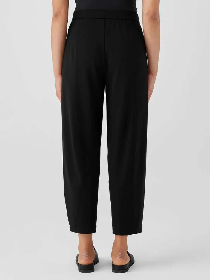 Eileen Fisher Pants Shorts and Jumpsuits Stretch Jersey Knit Lantern Pant Black 8211 Shop