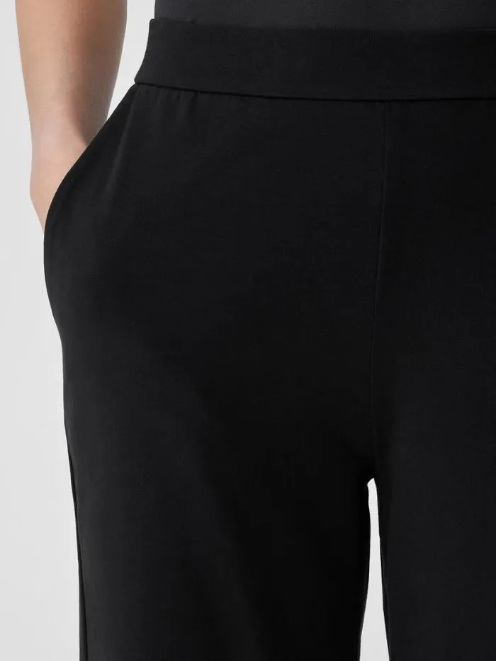 Eileen Fisher Petite Pima Cotton Stretch Jersey Walking Shorts Black 8211 Shop