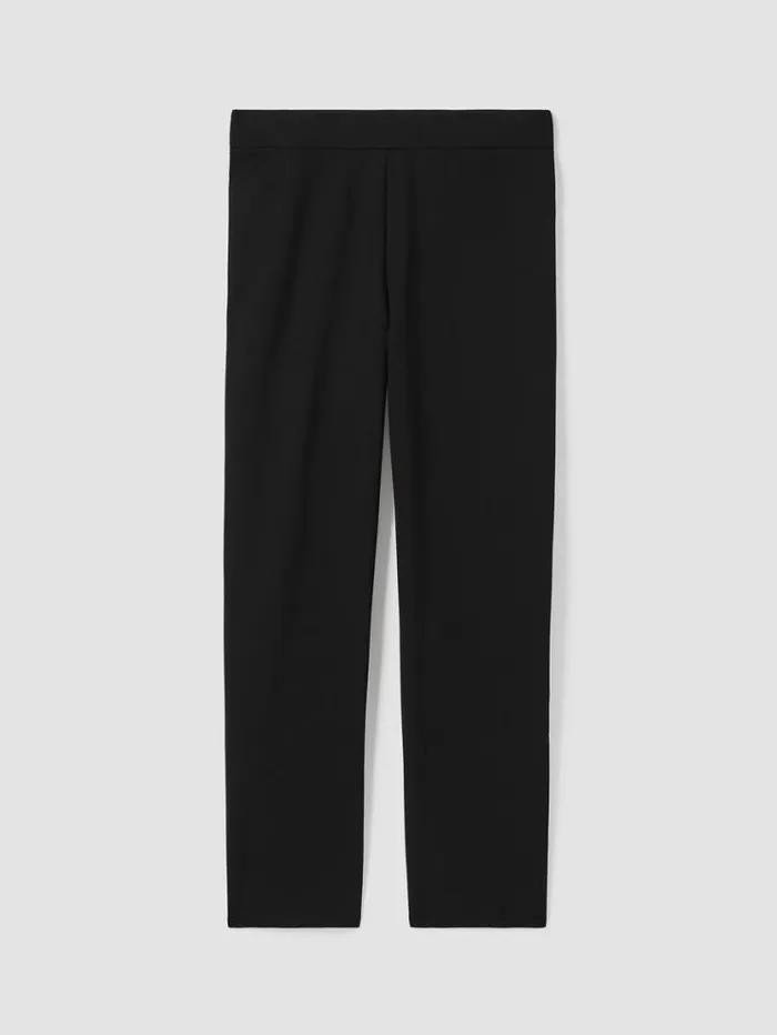 Eileen Fisher Petite Washable Flex Ponte Straight Pant Black 8211 Shop