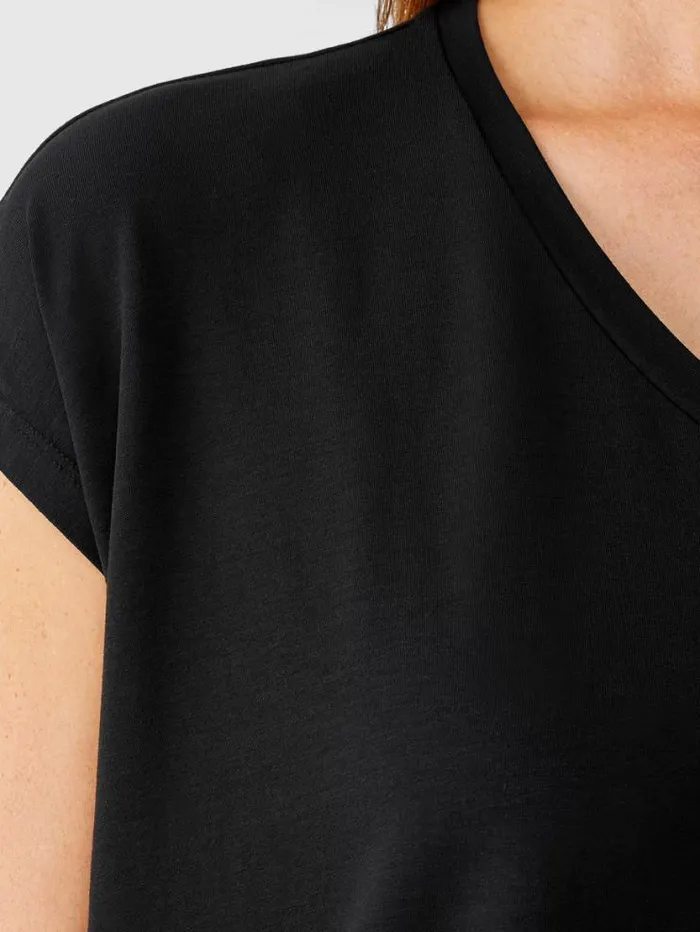Eileen Fisher Tops and Tees Fine Jersey Square Top Black 8211 Shop