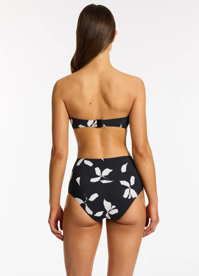 Elora Bloom High Waist Bikini Bottom Black Women JETS Australia High Waist Bikini Bottoms