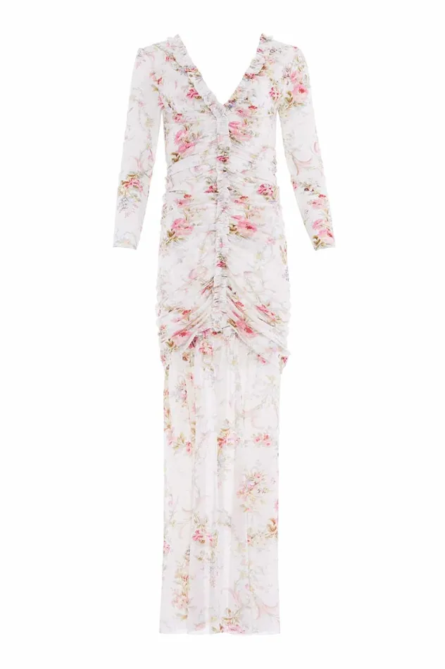 Enchanted Garden Ellen Crepe Gown Multi Women Needle and Thread Dresses