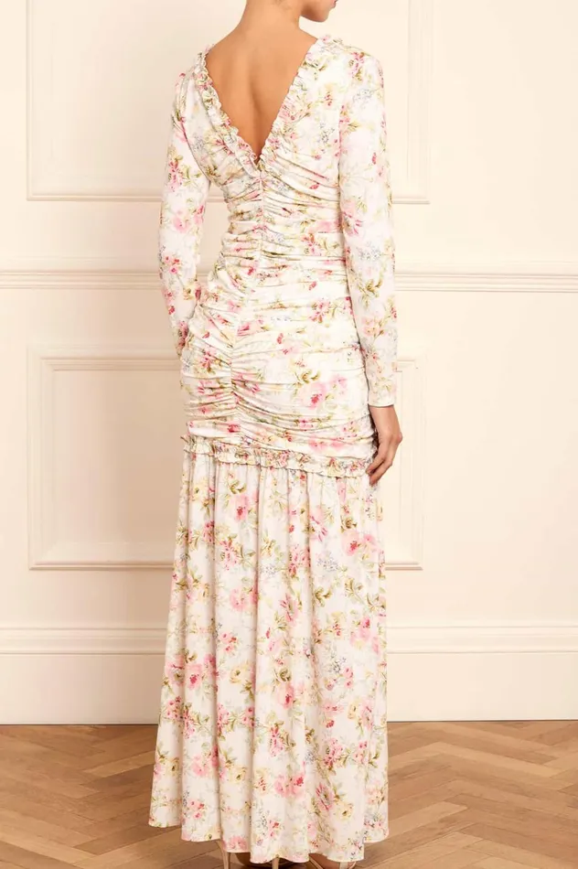 Enchanted Garden Ellen Crepe Gown Multi Women Needle and Thread Dresses
