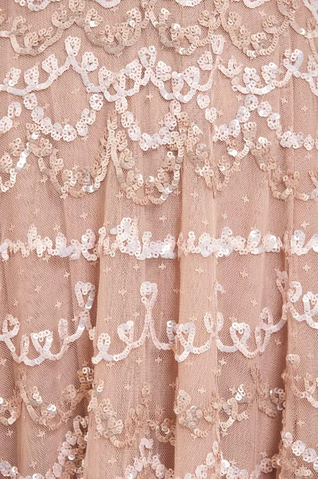 Everthine Ankle Gown Beige Women Needle and Thread Dresses