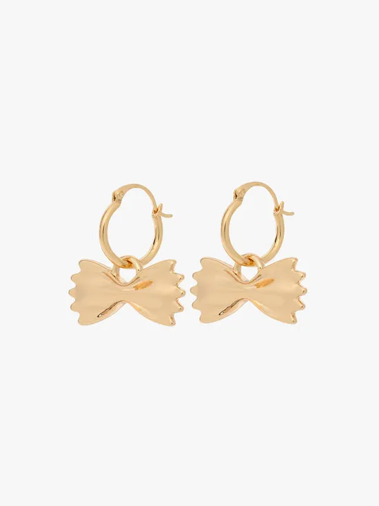 Farfalle Hoops Gold Jewelry Lisa Says Gah Women