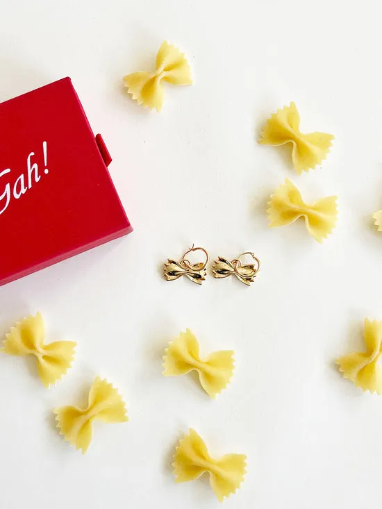 Farfalle Hoops Gold Jewelry Lisa Says Gah Women