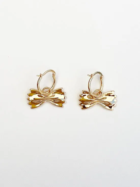 Farfalle Hoops Gold Jewelry Lisa Says Gah Women