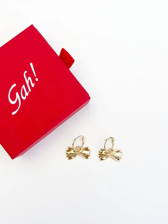 Farfalle Hoops Gold Jewelry Lisa Says Gah Women