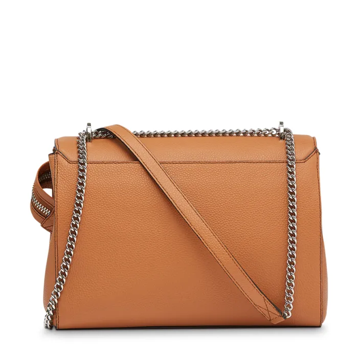 Flap Bag With Handle Camel Women Lancel Shoulder Bags
