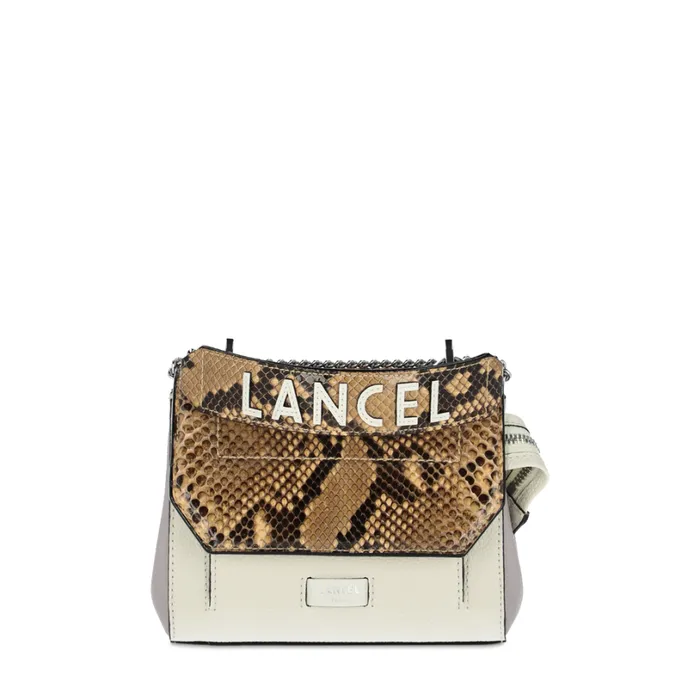 Flap Bag With Handle Multico Straw Women Lancel The Exotics