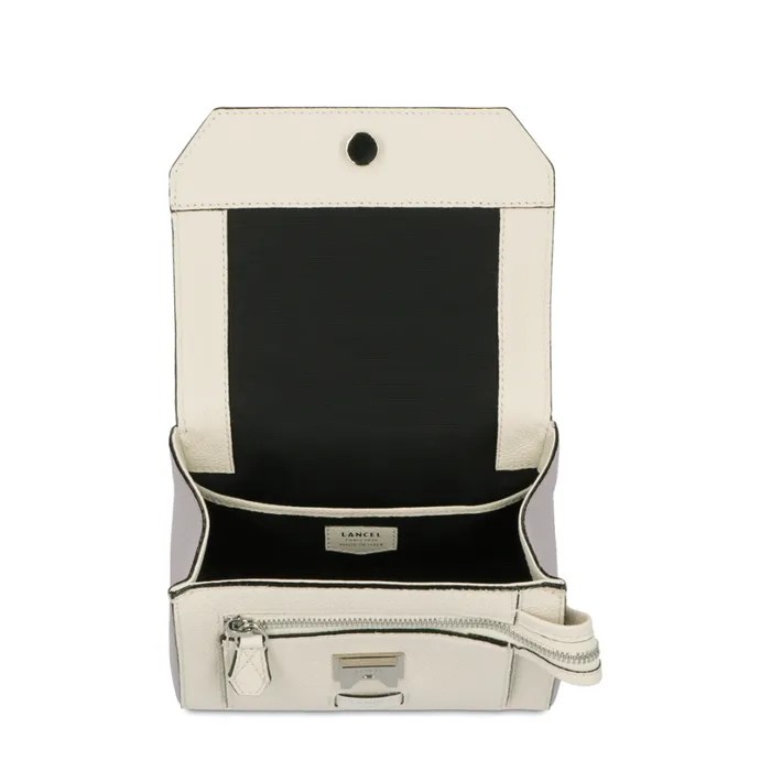 Flap Bag With Handle Multico Straw Women Lancel The Exotics Flap Bag With Handle Multico Straw Women Lancel The Exotics