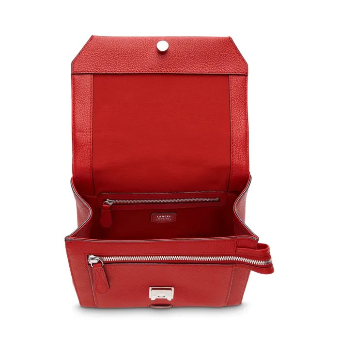 Flap Bag With Handle Red Lancel Women Lancel Cross Body Bags Flap Bag With Handle Red Lancel Women Lancel Cross Body Bags