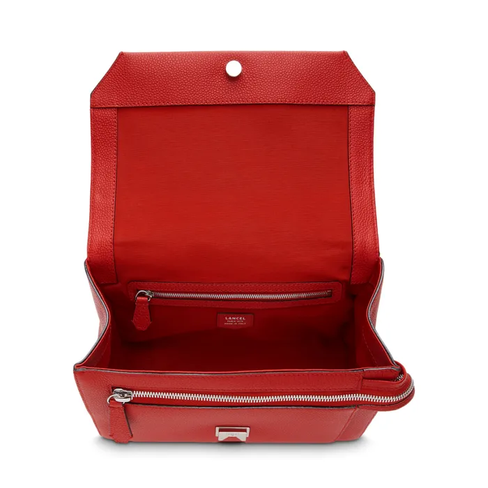Flap Bag With Handle Red Lancel Women Lancel Shoulder Bags Flap Bag With Handle Red Lancel Women Lancel Shoulder Bags