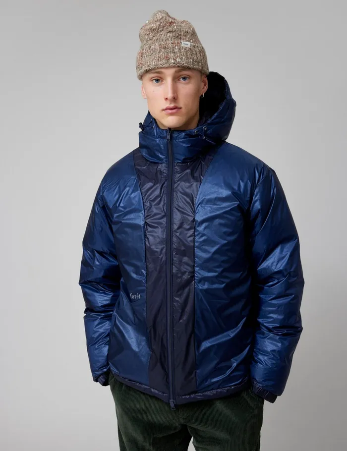 Fort Jackets GRAIN REVERSIBLE PUFFER JACKET Navy 8211 Men Fort Jackets GRAIN REVERSIBLE PUFFER JACKET Navy 8211 Men