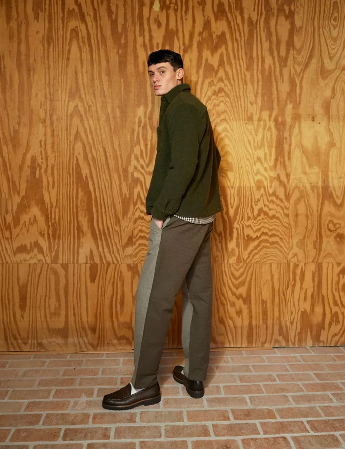 Fort Overshirts IVY WOOL OVERSHIRT Dark Moss 8211 Men