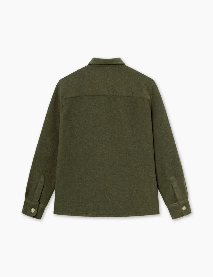 Fort Overshirts IVY WOOL OVERSHIRT Dark Moss 8211 Men
