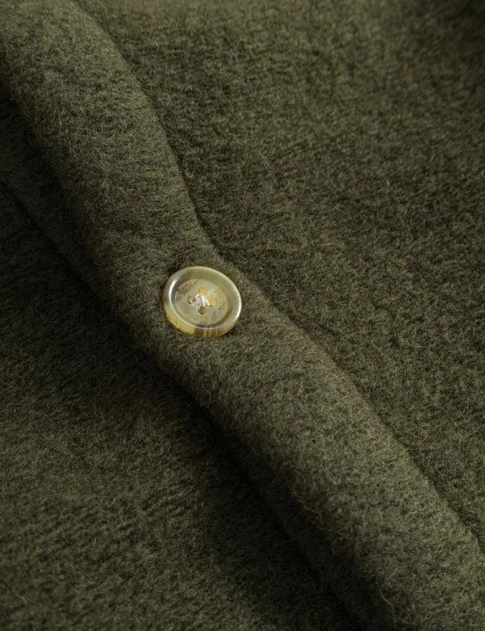Fort Overshirts IVY WOOL OVERSHIRT Dark Moss 8211 Men