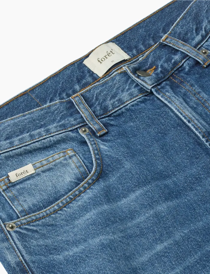 Fort Pants HEATH JEANS Washed Mid Blue 8211 Men