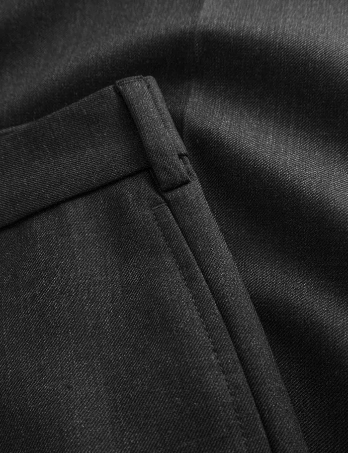 Fort Pants WRITER WOOL PANTS Dark Grey Melang 8211 Men Fort Pants WRITER WOOL PANTS Dark Grey Melang 8211 Men