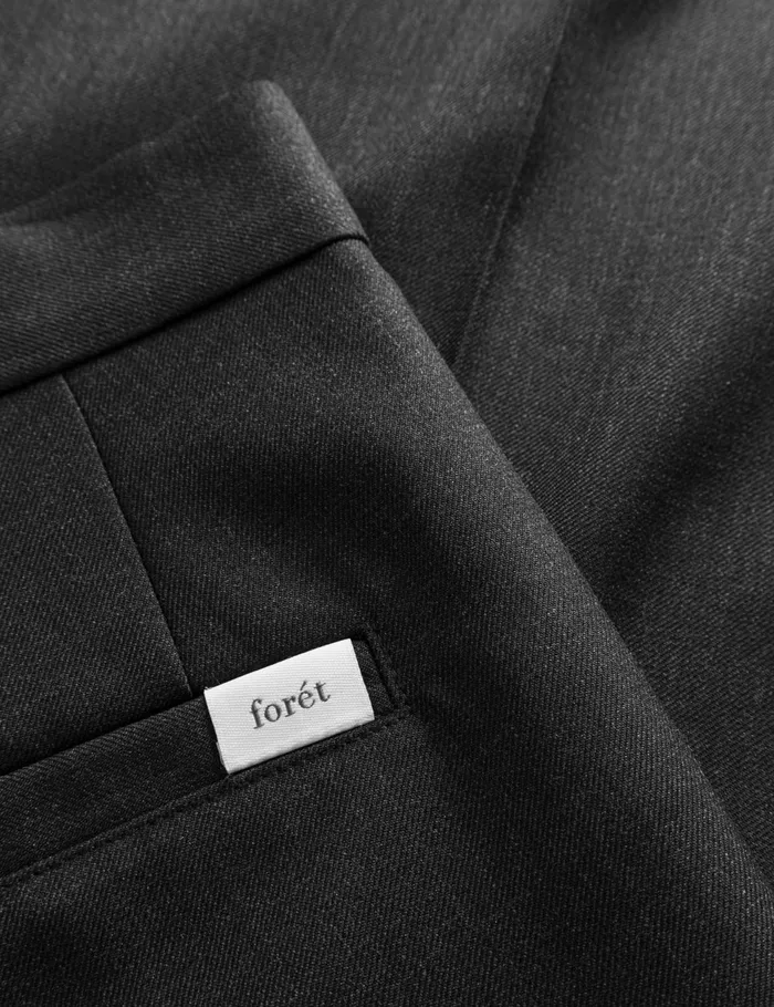 Fort Pants WRITER WOOL PANTS Dark Grey Melang 8211 Men Fort Pants WRITER WOOL PANTS Dark Grey Melang 8211 Men