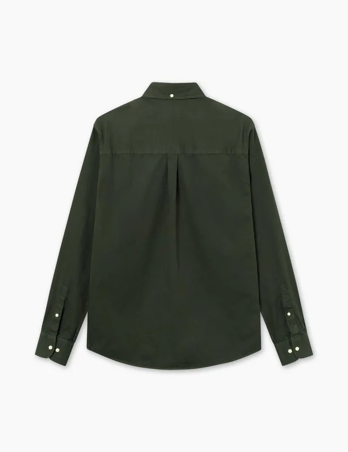 Fort Shirts CAMP LIGHT TWILL SHIRT Dark Moss 8211 Men Fort Shirts CAMP LIGHT TWILL SHIRT Dark Moss 8211 Men