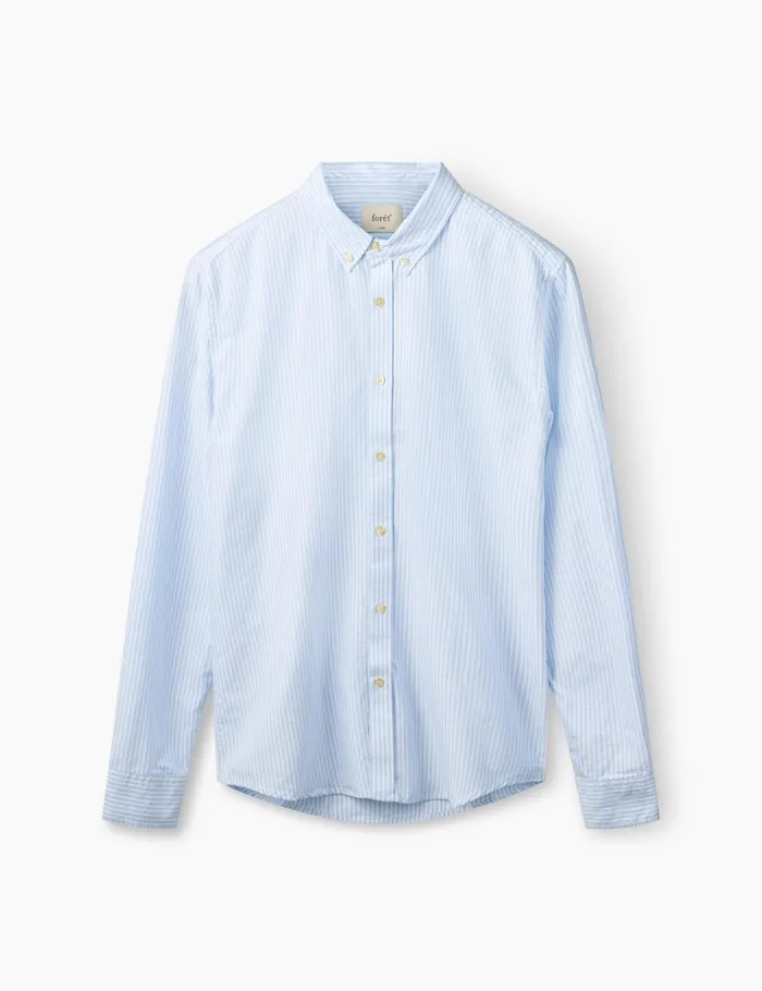Fort Shirts LIFE SHIRT Light Blue Stripe 8211 Men