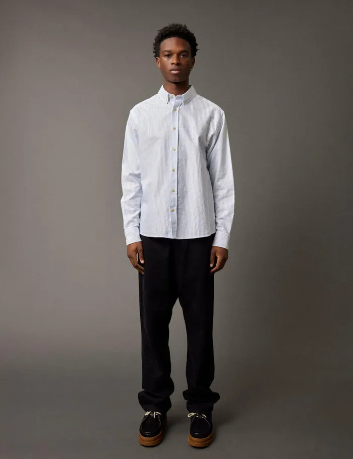 Fort Shirts LIFE SHIRT Light Blue Stripe 8211 Men Fort Shirts LIFE SHIRT Light Blue Stripe 8211 Men