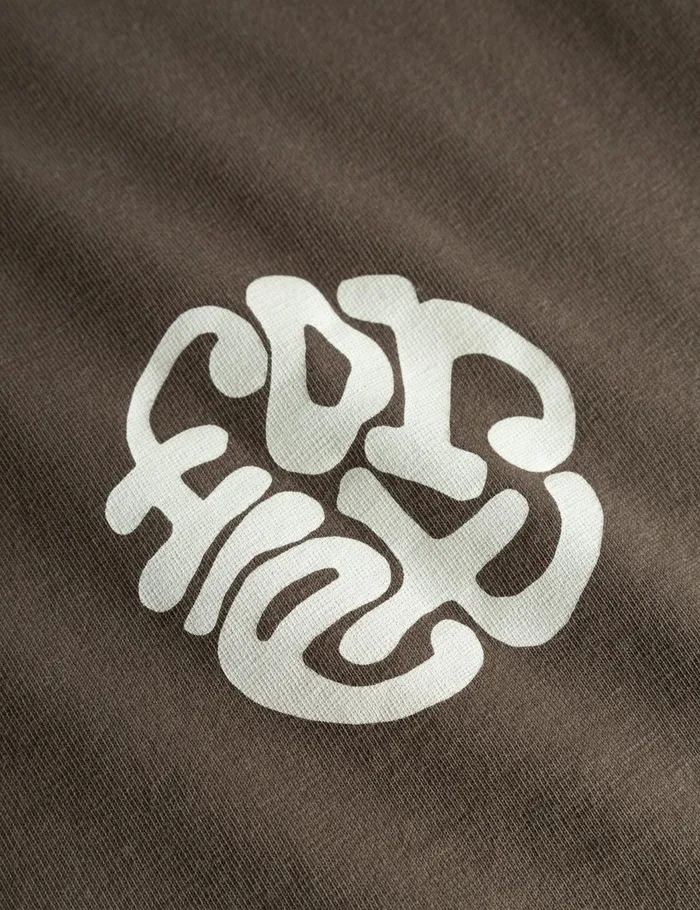 Fort TShirts LOOP TSHIRT Cold Brown 8211 Men