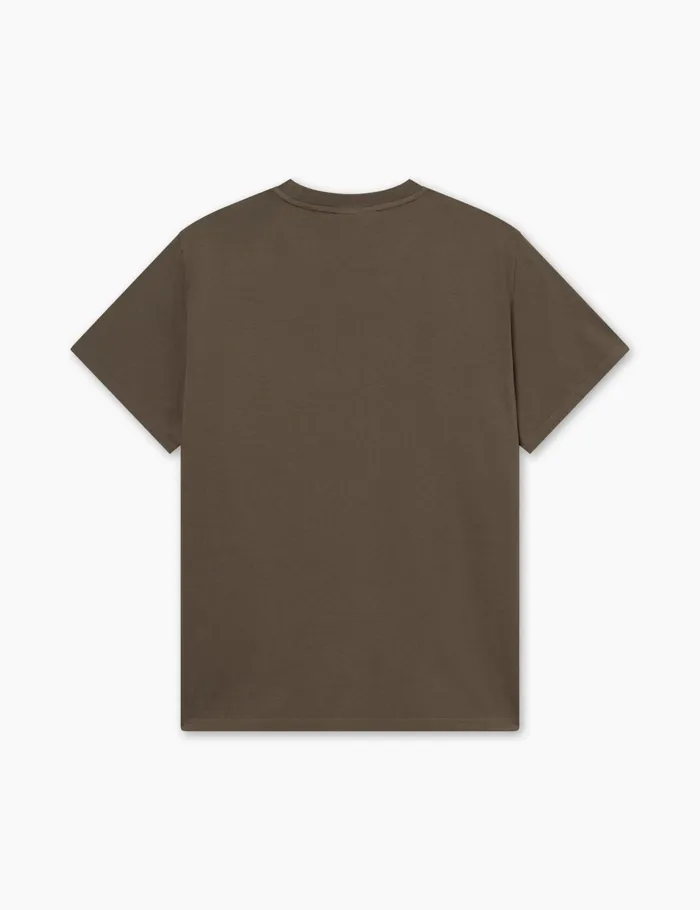 Fort TShirts LOOP TSHIRT Cold Brown 8211 Men