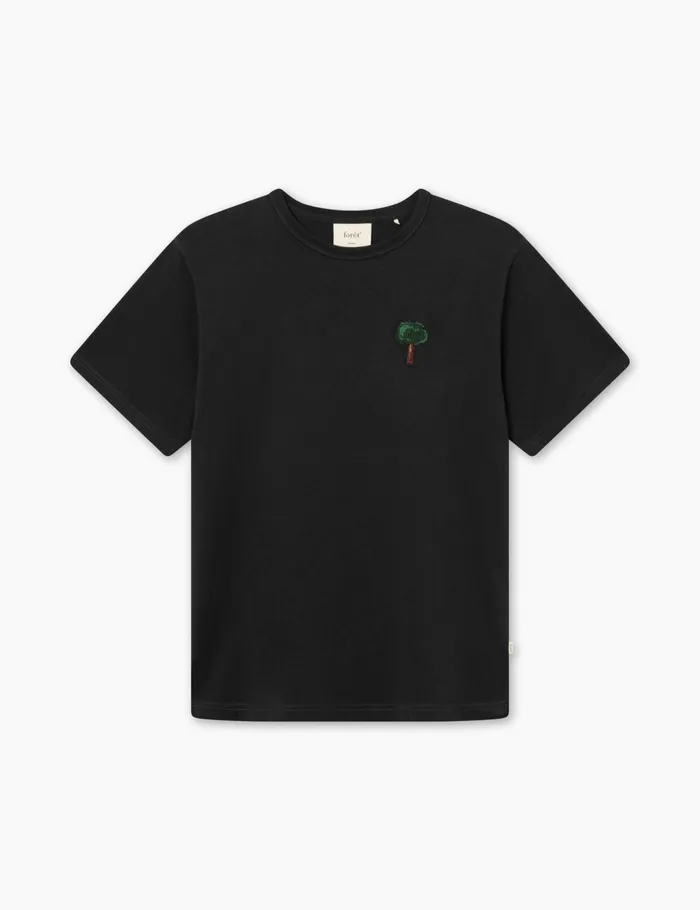 Fort TShirts TREE TSHIRT Washed Black 8211 Men