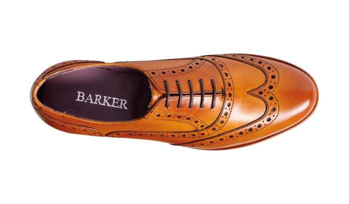 Freya 8211 Cedar Calf Women Barker Shoes Womens Brogues