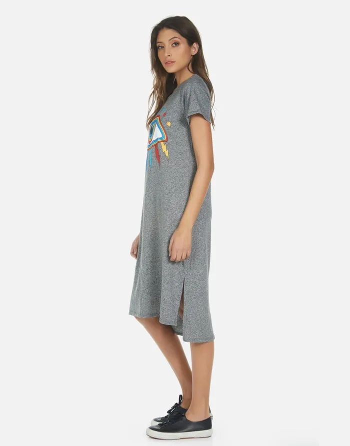 Genesis Rainbow Lightning Eye Heather Grey Women039s Lauren Moshi Dresses